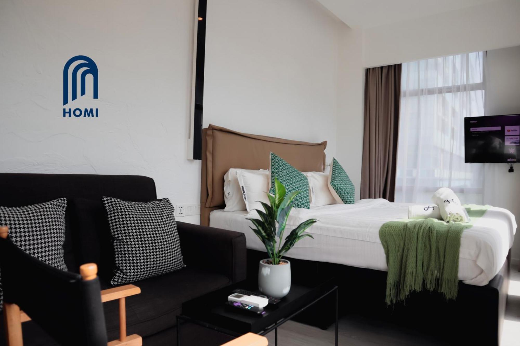 Homi Oasis 和逸绿洲 Hotell Kota Kinabalu Exteriör bild